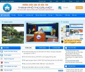 Đưa cổng thông tin phòng giáo dục và đào tạo thành phố Thủ Dầu Một vào hoạt động