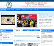 Cổng thông tin phòng giáo dục Hà Đông được nâng cấp lên phiên bản mới