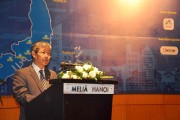 Ông Nguyễn Thành Hưng - Thứ trưởng Bộ Thông tin và Truyền thông phát biểu khai mạc