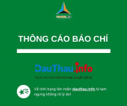 Thông cáo báo chí về tình trạng của DauThau.info bị ngưng tên miền