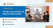Thông báo tới đối tác và khách hàng về việc thay đổi địa chỉ đăng ký kinh doanh