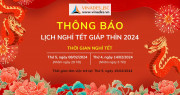VINADES thông báo lịch nghỉ Tết Nguyên đán - Tết Giáp Thìn 2024