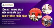 Tổng kết phong trào hiến máu nhân đạo sau 3 tháng phát động