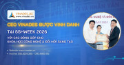 CEO VINADES được vinh danh tại SSHWeek 2026 vì đóng góp cho khoa học công nghệ và đổi mới sáng tạo