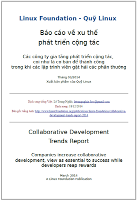 Báo cáo về xu thế phát triển cộng tác phần mềm
