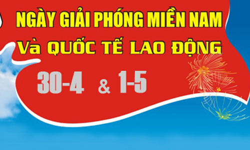 Thông báo nghỉ lễ 30-4 và 1-5/2015