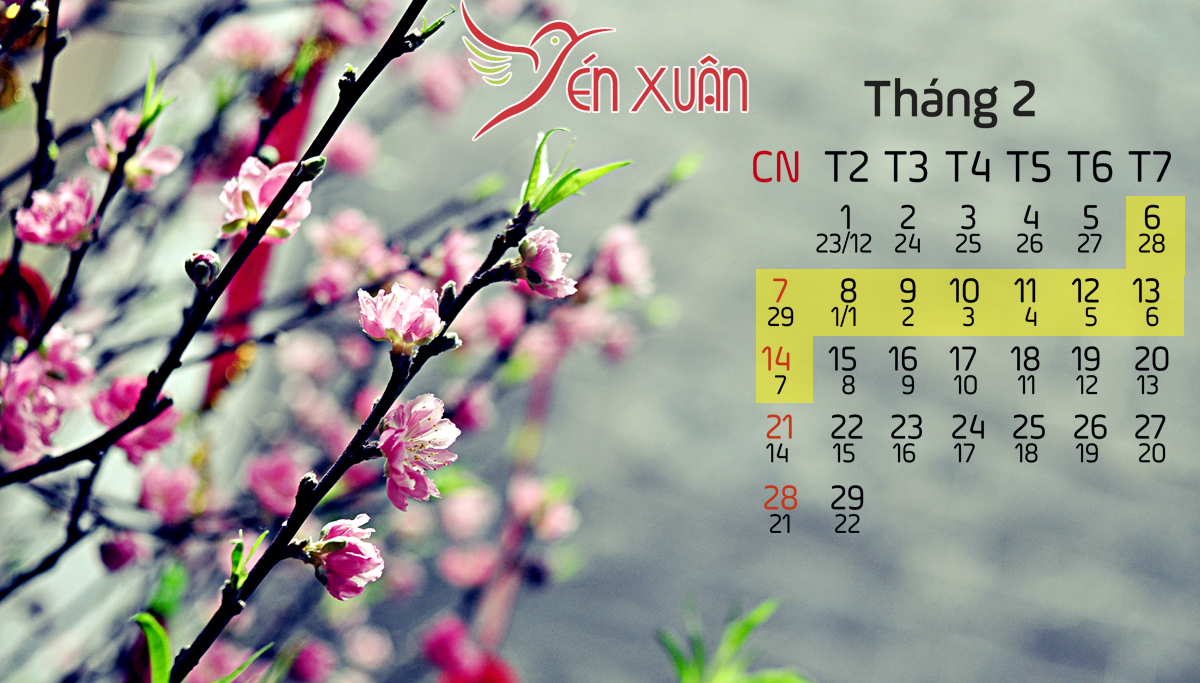 VINADES thông báo lịch nghỉ tết Bính Thân 2016
