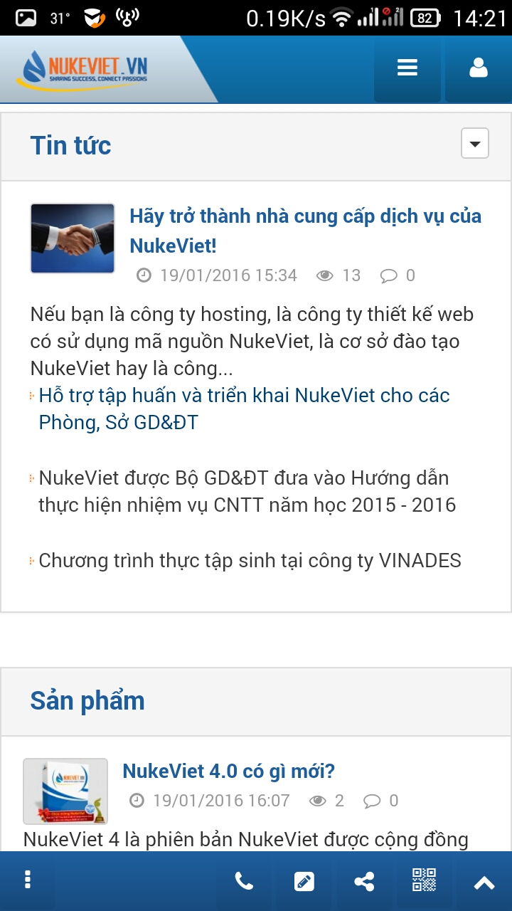 Anh 4 Mobile version auto detect