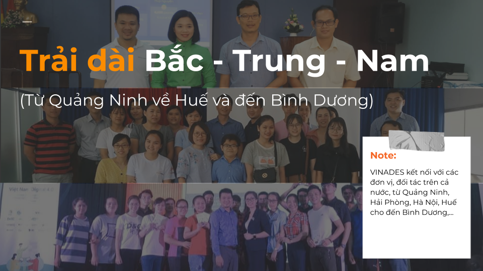 Trải dài Bắc - Trung - Nam (Từ Quảng Ninh về Huế và đến Bình Dương)