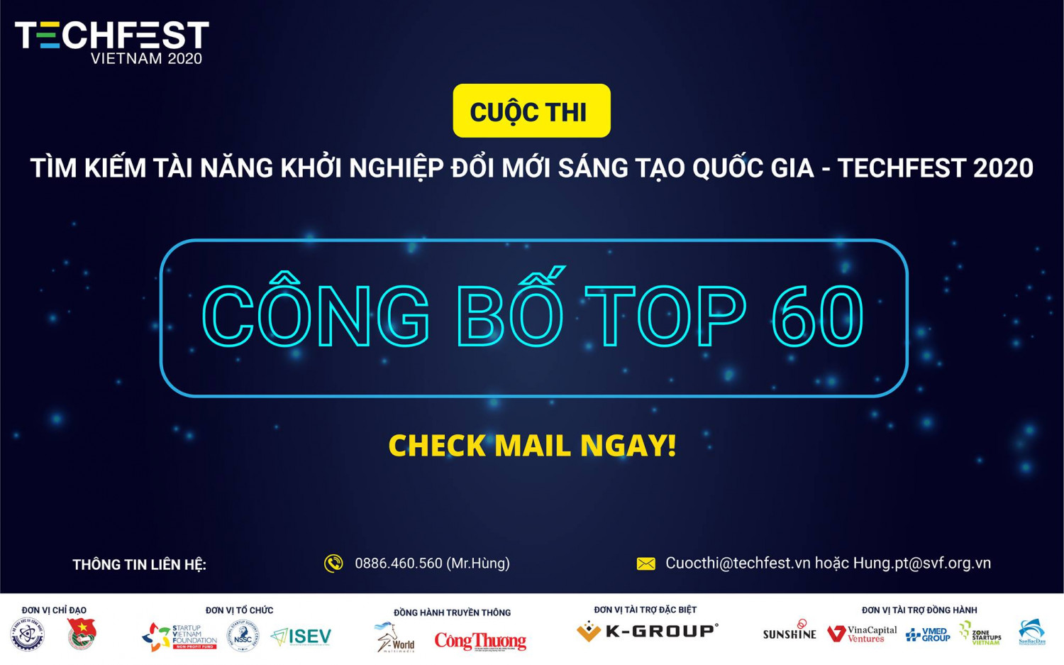 DauThau.info lọt TOP60 dự án startup của Techfest Vietnam 2020