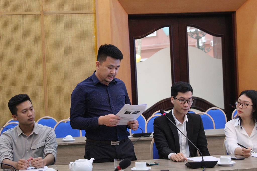 Ông Nguyễn Thế Hùng phát biểu tại Bộ KH&ĐT