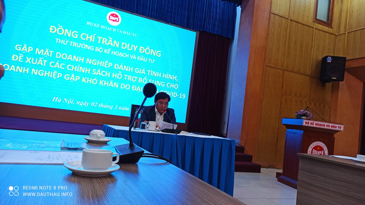 Thứ trưởng Trần Duy Đông chủ trì buổi họp