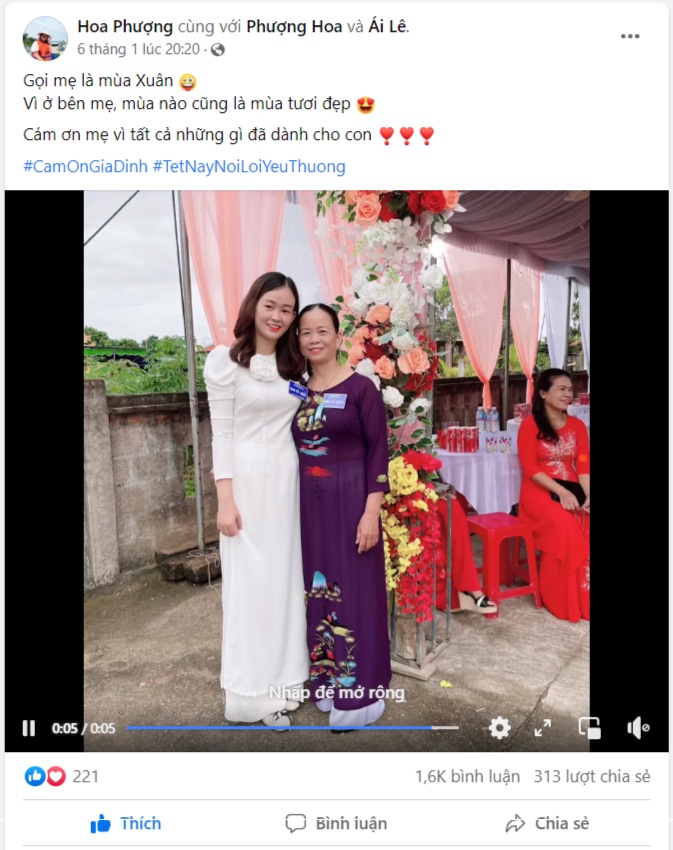 Hoa Phượng đạt giải cộng đồng cuộc thi