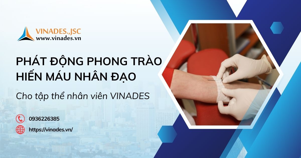 Phát động phong trào hiến máu nhân đạo cho tập thể nhân viên VINADES