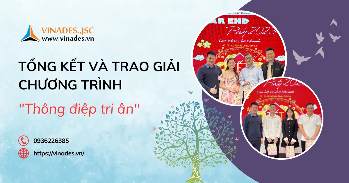 Tổng kết và trao giải chương trình "Thông điệp tri ân"