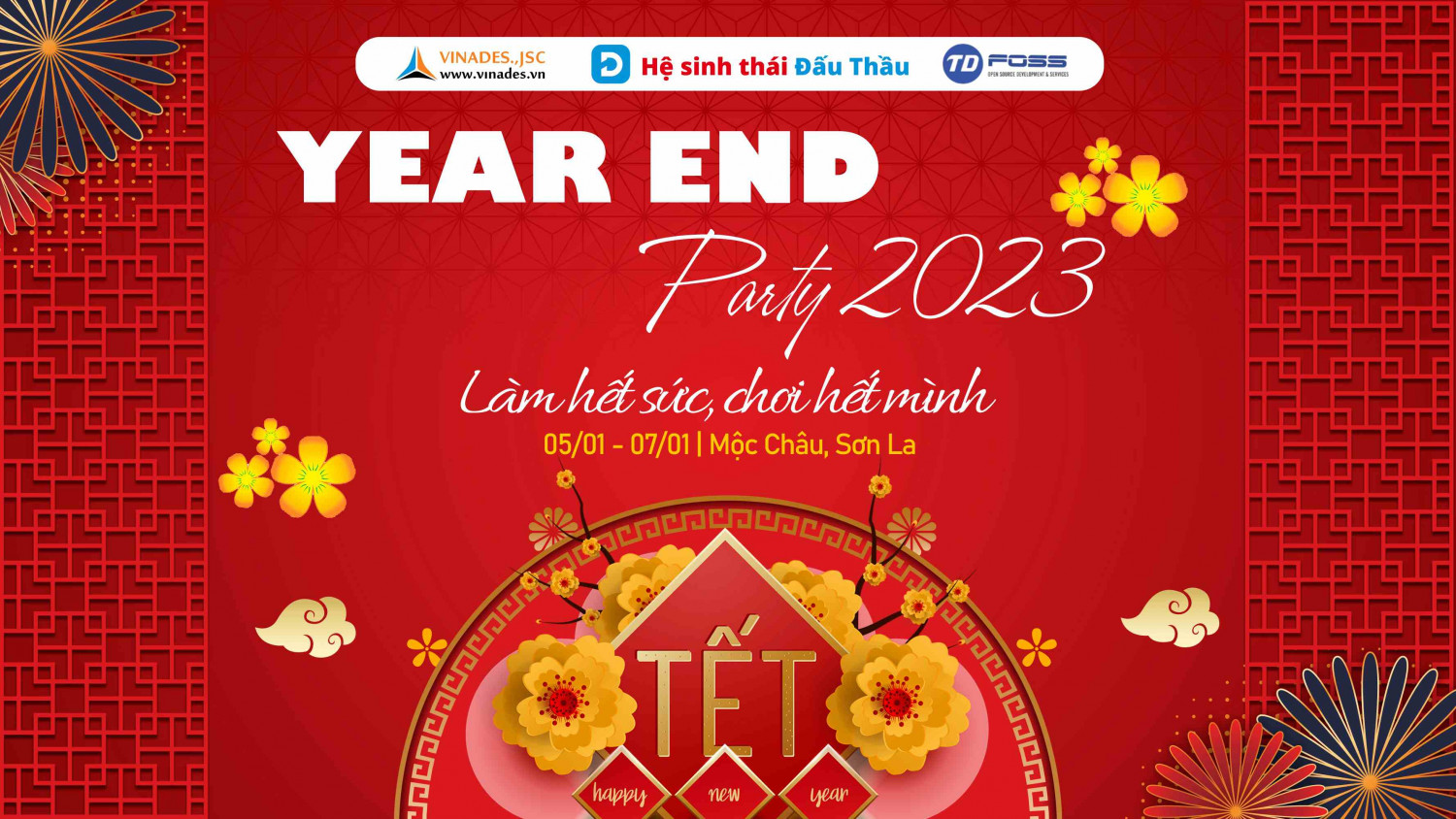 VINADES tổ chức Year End Party cho nhân sự 3 miền từ ngày 5/1/2024 -7/1/2024