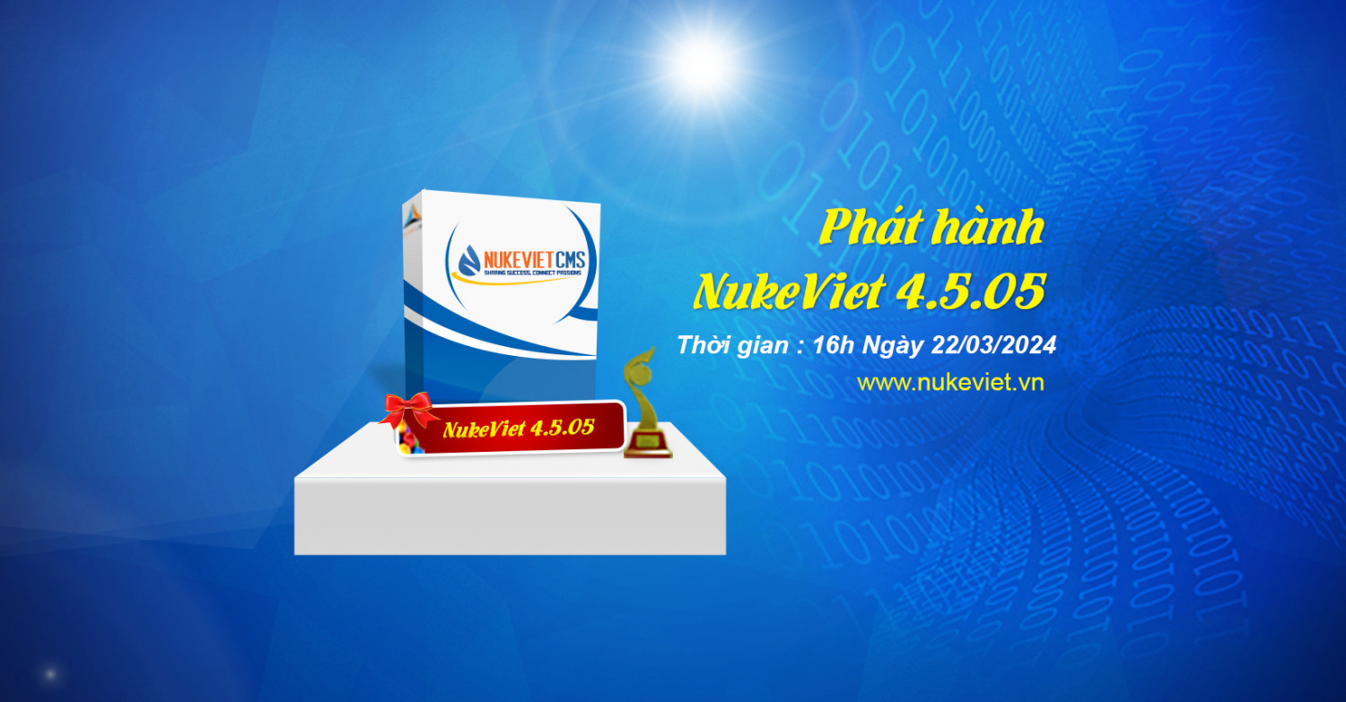 Thông báo phát hành NukeViet 4.5.05