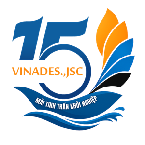 Logo kỷ niệm 15 năm thành lập VINADES