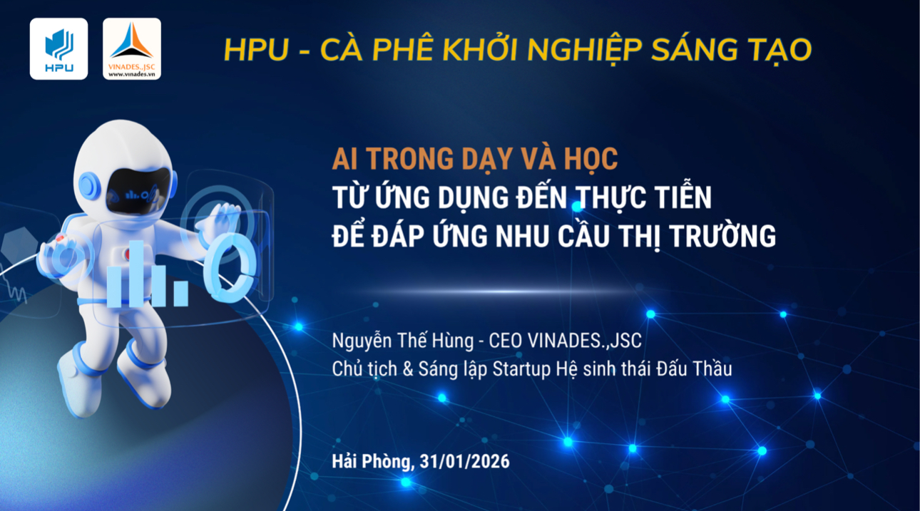 AI trong dạy và học từ ứng dụng đến thực tiễn  để đáp ứng nhu cầu thị trường