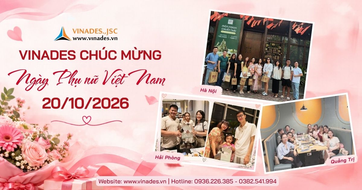 VINADES chào mừng ngày 20/10/2026: Trao yêu thương, thêm gắn kết